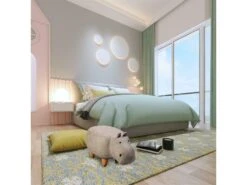 Tierhocker Nilpferd In Grau - L68 X B35 X H36 Cm -Kindermöbel happyhome tierhocker nilpferd in grau l68 x b35 x h36 cm 8