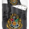 Kinder Bettwäsche-Set "Harry Potter - Wappen" In Bunt / Weiß