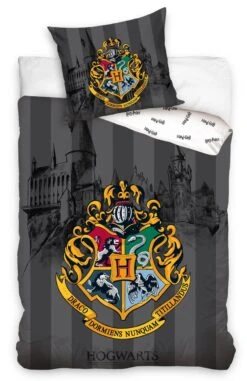 Kinder Bettwäsche-Set "Harry Potter - Wappen" In Bunt / Weiß