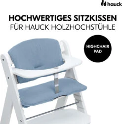 HAUCK Hochstuhlauflage, Dusty Blue 18 HAUCK Hochstuhlauflage, Dusty Blue -Kindermöbel hauck hochstuhlauflage dusty blue 8