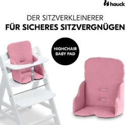 HAUCK Sitzverkleinerer Für Alpha Hochstuhl, Berry -Kindermöbel hauck sitzverkleinerer fur alpha hochstuhl berry 4
