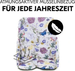 HAUCK Sitzverkleinerer Für Alpha Hochstuhl, Floral Beige -Kindermöbel hauck sitzverkleinerer fur alpha hochstuhl floral beige 7