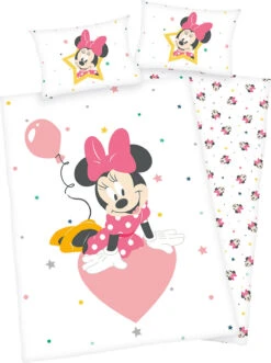 Herding Bettwäsche Disney's Minnie Mouse, Flanell, 100 X 135 + 40 X 60 Cm