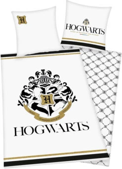 Herding Bettwäsche Harry Potter Hogwarts Mit Golddruck, Renforcé, 135 X 200 +...