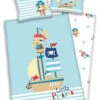 Herding Kinder-Wendebettwäsche Lara Little Pirates, Renforcé, 100 X 135 + 40...
