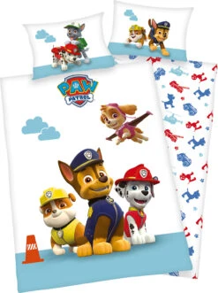 Herding Kinder-Wendebettwäsche PAW Patrol, Renforcé, 100 X 135 + 40 X 60 Cm