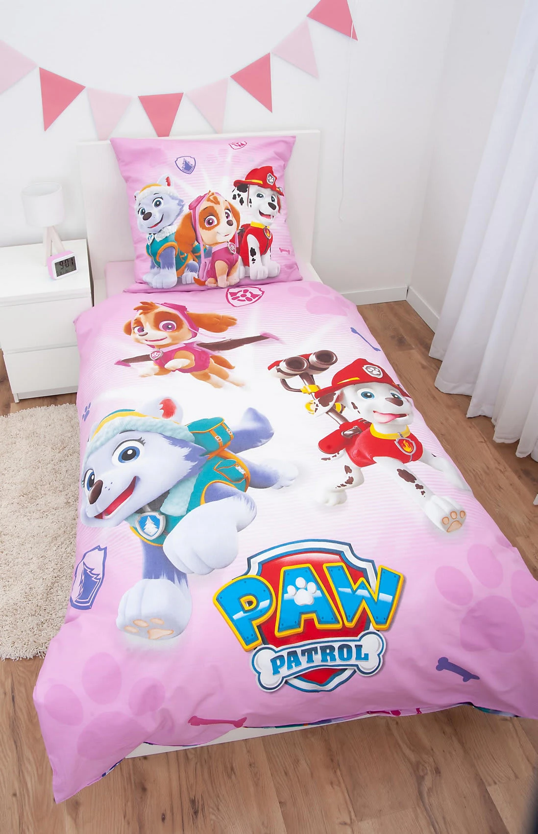 Herding Kinder-Wendebettwäsche PAW Patrol, Renforcé, 135 X 200 + 80 X 80 Cm 2 Herding Kinder-Wendebettwäsche PAW Patrol, Renforcé, 135 X 200 + 80 X 80 Cm – Bild 2