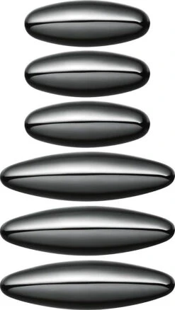 Herlitz Magnete Ellipse Just Black, 6 Stück