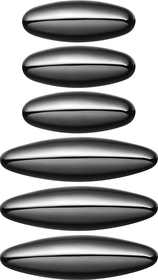 Herlitz Magnete Ellipse Just Black, 6 Stück 1 Herlitz Magnete Ellipse Just Black, 6 Stück
