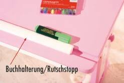 ABC Schreibtisch TITJE, Höhenverstellbar, Rosa/weiß -Kindermöbel inter link abc schreibtisch titje hohenverstellbar rosa weiss 7