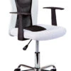 Drehstuhl SASSI, Weiss/schwarz