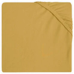 Jollein Spannbettlaken Für Stubenwagen Und Wiegen Jersey, 40 X 80/90 Cm, Mustard