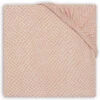Jollein Spannbettlaken Jersey, 60 X 120 Cm, Snake Pale Pink