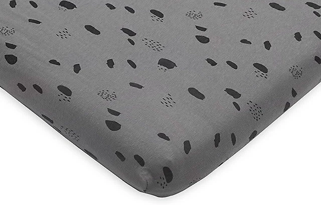 Jollein Spannlaken Jersey Für Laufgittermatratze, 75 X 95 Cm, Spot Storm Grey 2 Jollein Spannlaken Jersey Für Laufgittermatratze, 75 X 95 Cm, Spot Storm Grey – Bild 2
