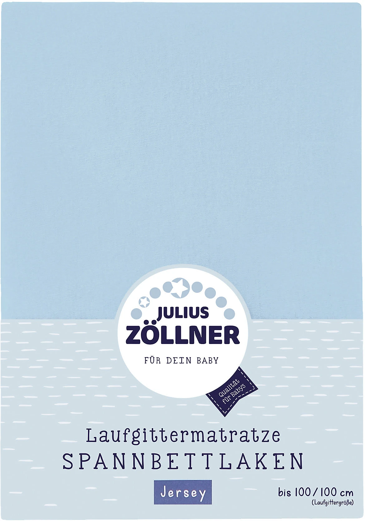 Spannbettlaken Für Laufgittermatratzen, Jersey, Hellblau, Bis 95 X 95 Cm 1 Spannbettlaken Für Laufgittermatratzen, Jersey, Hellblau, Bis 95 X 95 Cm