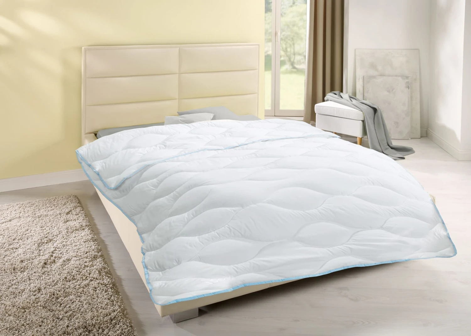 Hygiene Bettdecke 200x200 Cm 2 Hygiene Bettdecke 200x200 Cm – Bild 2