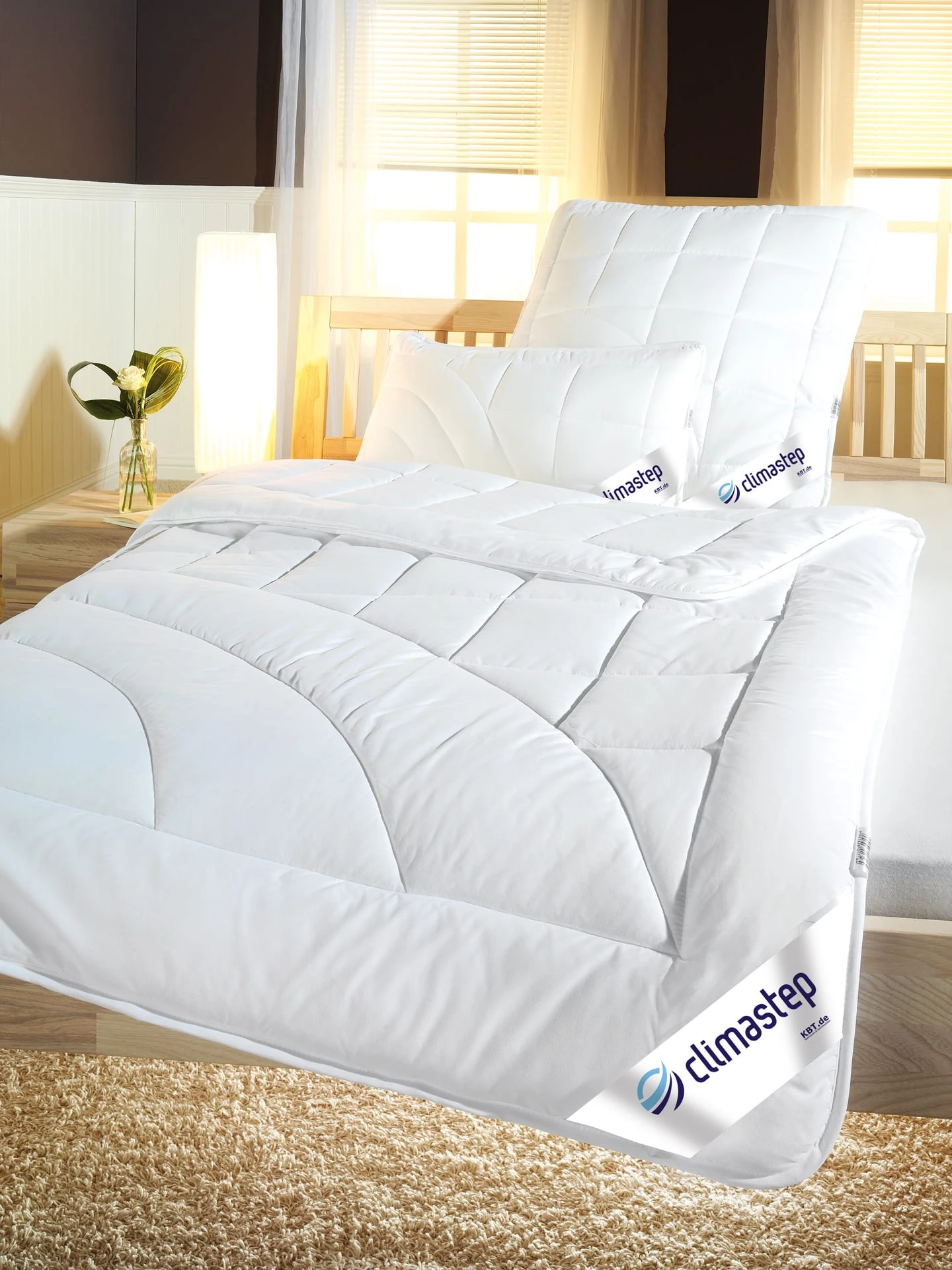 Sommer Steppdecke "Climastep" 155x220 Cm 2 Sommer Steppdecke "Climastep" 155x220 Cm – Bild 2