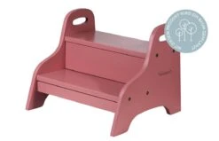 Holztritt In Altrosa