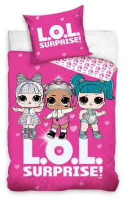 L.O.L. Surprise! Mädchen Bettwäsche-Set "LOL Surprise" In Pink