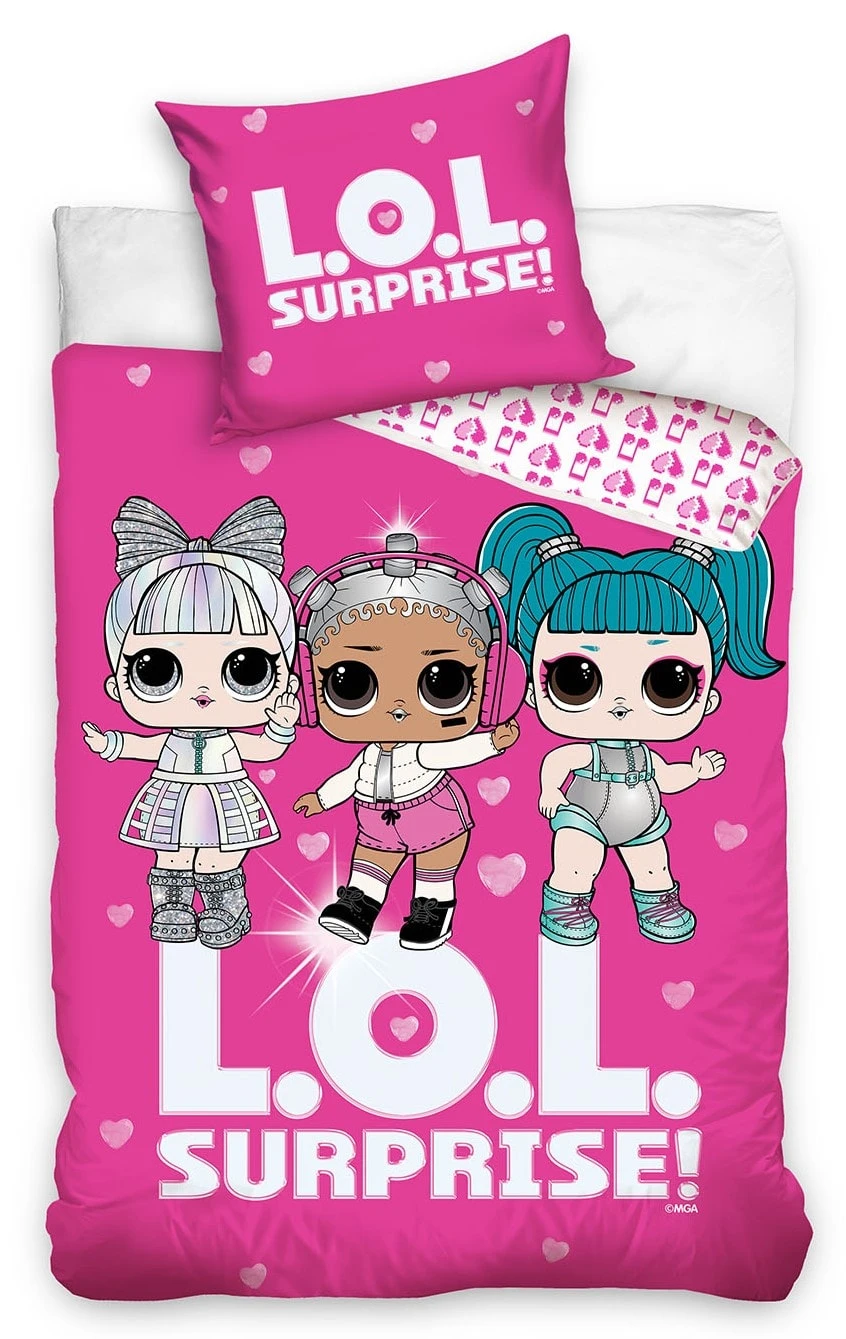 L.O.L. Surprise! Mädchen Bettwäsche-Set "LOL Surprise" In Pink 1 L.O.L. Surprise! Mädchen Bettwäsche-Set "LOL Surprise" In Pink