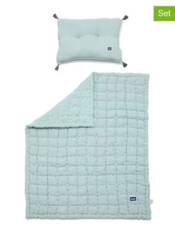 Bettwäsche-Set "Biscuit L" In Grün/ Gelb