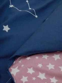 Bettwäsche-Set In Blau/ Rosa -Kindermöbel lamino bettwasche set in blau rosa 2