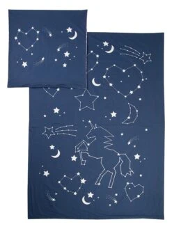 Bettwäsche-Set In Blau/ Rosa -Kindermöbel lamino bettwasche set in blau rosa 3