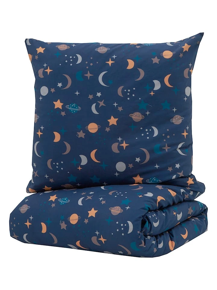 Bettwäsche-Set In Dunkelblau 2 Bettwäsche-Set In Dunkelblau – Bild 2