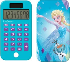 LEXIBOOK Taschenrechner Disney Die Eiskönigin Mit Schutzbadeckung