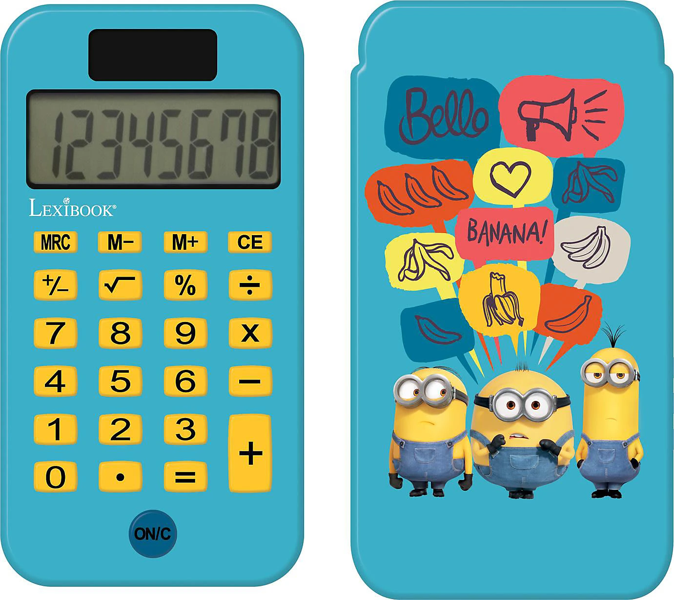 LEXIBOOK Taschenrechner Minions Mit Schutzbadeckung 1 LEXIBOOK Taschenrechner Minions Mit Schutzbadeckung