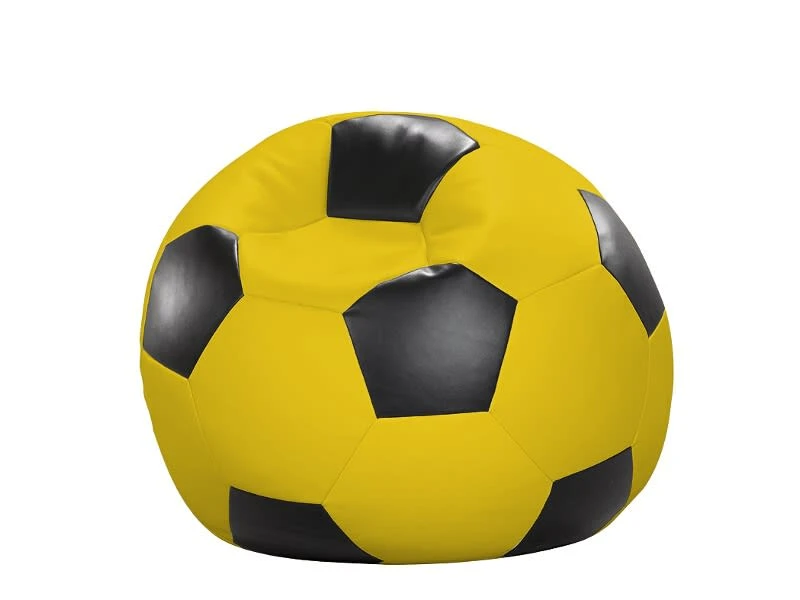Fußball-Sitzball Kunstleder Gelb/schwarz Ø 90 Cm In Gelb/schwarz 1 Fußball-Sitzball Kunstleder Gelb/schwarz Ø 90 Cm In Gelb/schwarz