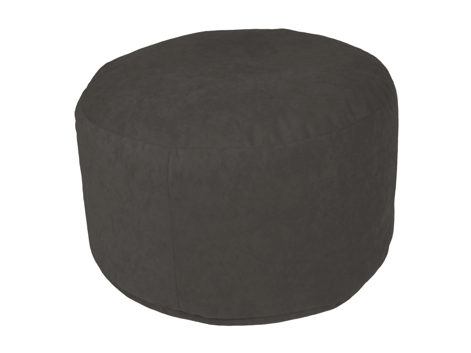 Pouf Fußhocker Hocker Ø47/34 Cm In Anthrazit