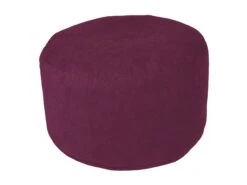 Pouf Fußhocker Hocker Ø47/34 Cm In Brombeer
