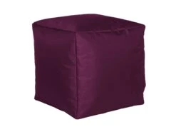 Sitzwürfel Nylon Aubergine 40/40/40 Cm In Aubergine