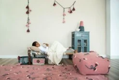 Lorena Canals Puff "English Garden Ash Rose" In Mehrfarbig - 54x54x27 Cm -Kindermöbel lorena canals puff english garden ash rose in mehrfarbig 54x54x27 cm 5