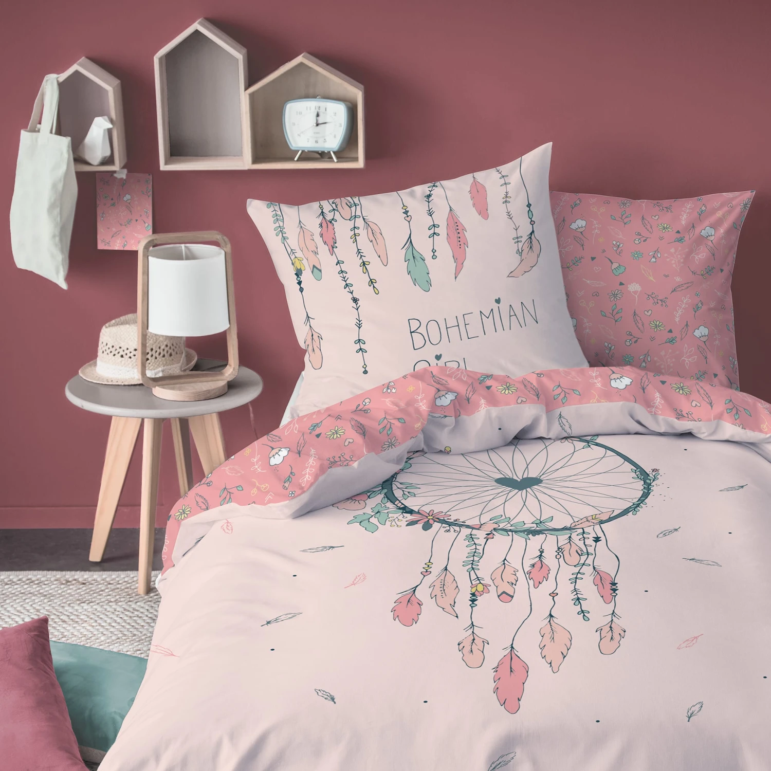 Bettwäsche-Set "Traumfänger" In Rosa 2 Bettwäsche-Set "Traumfänger" In Rosa – Bild 2