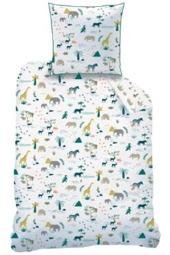 Kinder Bettwäsche-Set "Safari Tiere" In Bunt 6 Kinder Bettwäsche-Set "Safari Tiere" In Bunt -Kindermöbel matt and rose kinder bettwasche set safari tiere in bunt 2