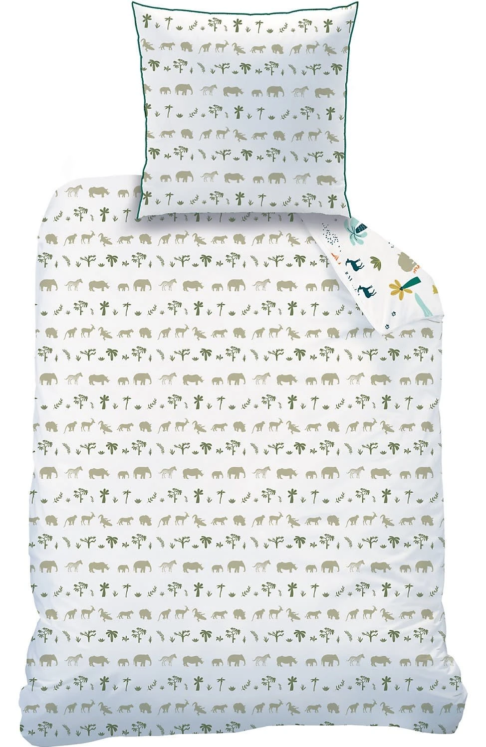 Kinder Bettwäsche-Set "Safari Tiere" In Bunt 4 Kinder Bettwäsche-Set "Safari Tiere" In Bunt – Bild 4