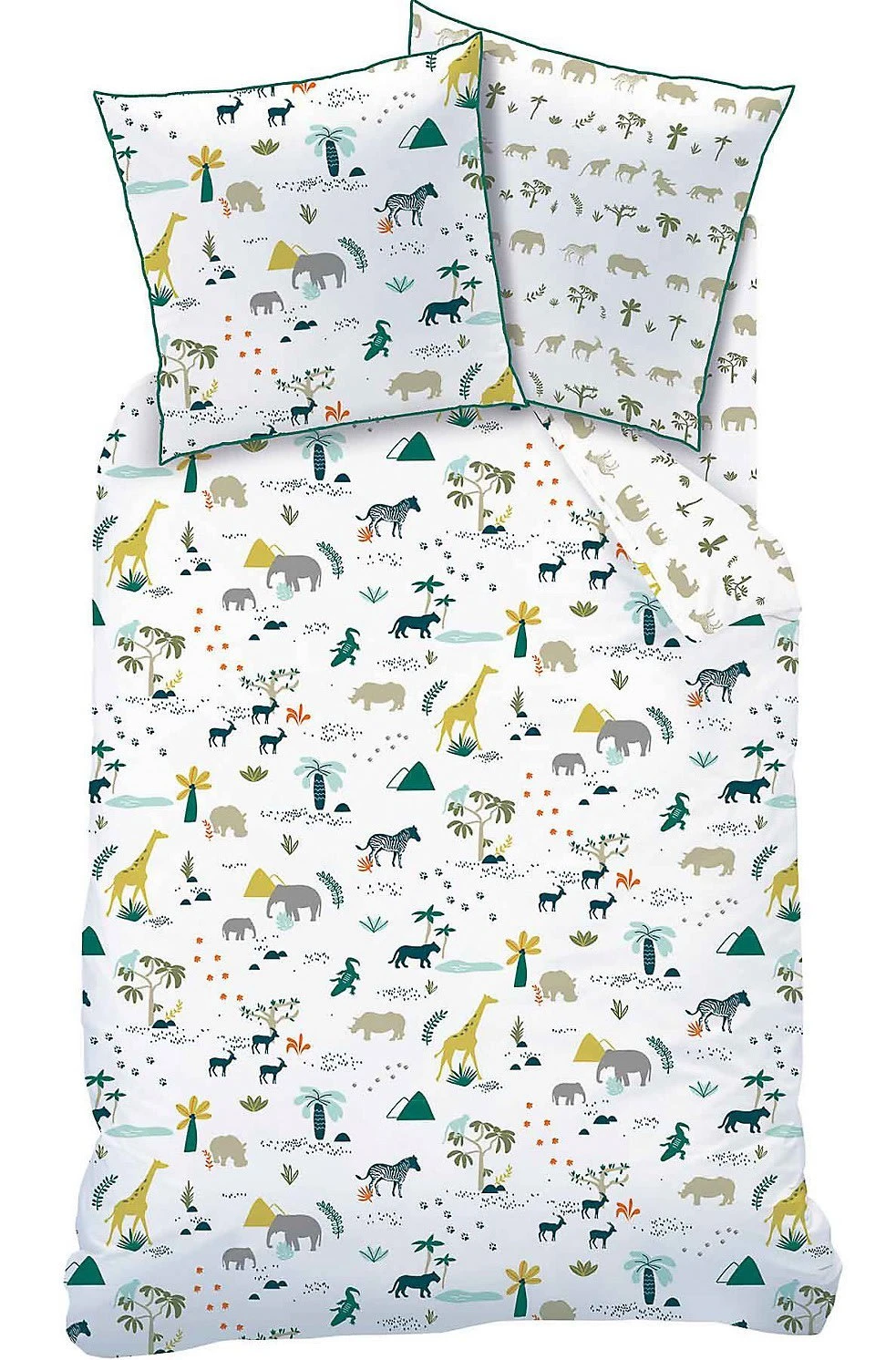 Kinder Bettwäsche-Set "Safari Tiere" In Bunt 1 Kinder Bettwäsche-Set "Safari Tiere" In Bunt