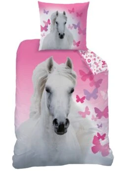 Mädchen Bettwäsche-Set "Pferde" In Rosa 6 Mädchen Bettwäsche-Set "Pferde" In Rosa -Kindermöbel matt and rose madchen bettwasche set pferde in rosa 2