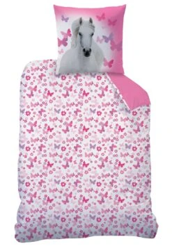 Mädchen Bettwäsche-Set "Pferde" In Rosa 7 Mädchen Bettwäsche-Set "Pferde" In Rosa -Kindermöbel matt and rose madchen bettwasche set pferde in rosa 3