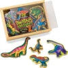 Melissa & Doug Magnete Aus Holz, Dinosaurier