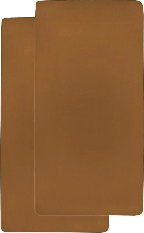 Jersey Spannbettlaken 2-Pack 40x80/90 Camel 1 Jersey Spannbettlaken 2-Pack 40x80/90 Camel