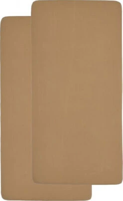 Jersey Spannbettlaken 2-Pack 40x80/90 Toffee