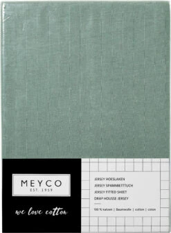 Spannbettlaken Basic Jersey, Steingrün, 70 X 140 Cm