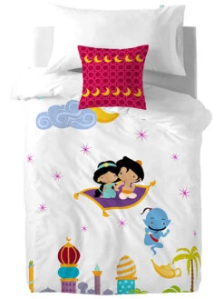 Bettwäsche-Set "Aladdin" In Weiß/ Bunt