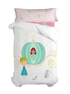 Bettwäsche-Set "Pumpkin" In Weiß/ Rosa