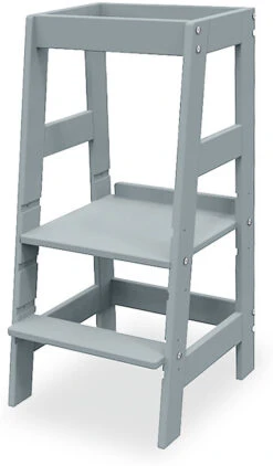 Lernturm 'Fino', Buche Massiv, Hellgrau Von Pinolino -Kindermöbel mytoys collection lernturm fino buche massiv hellgrau von pinolino 2