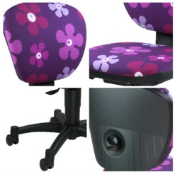 TOPSTAR Drehstuhl Ergokid 15 Jet, Flower Lila 7 TOPSTAR Drehstuhl Ergokid 15 Jet, Flower Lila -Kindermöbel mytoys collection topstar drehstuhl ergokid 15 jet flower lila 2