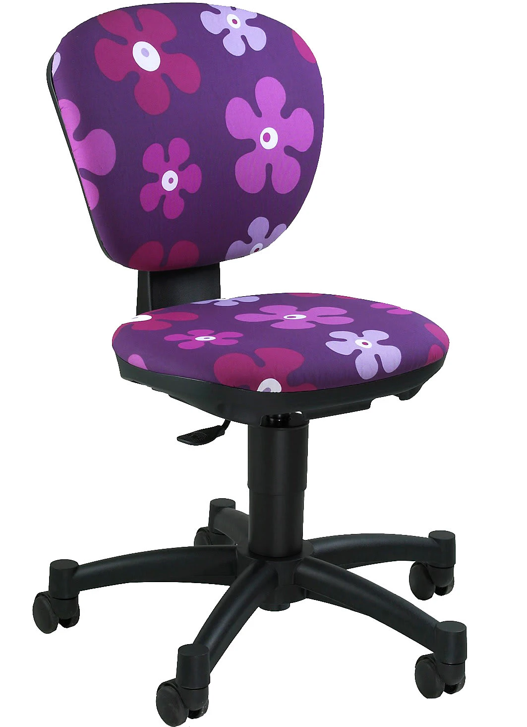 TOPSTAR Drehstuhl Ergokid 15 Jet, Flower Lila 4 TOPSTAR Drehstuhl Ergokid 15 Jet, Flower Lila – Bild 4